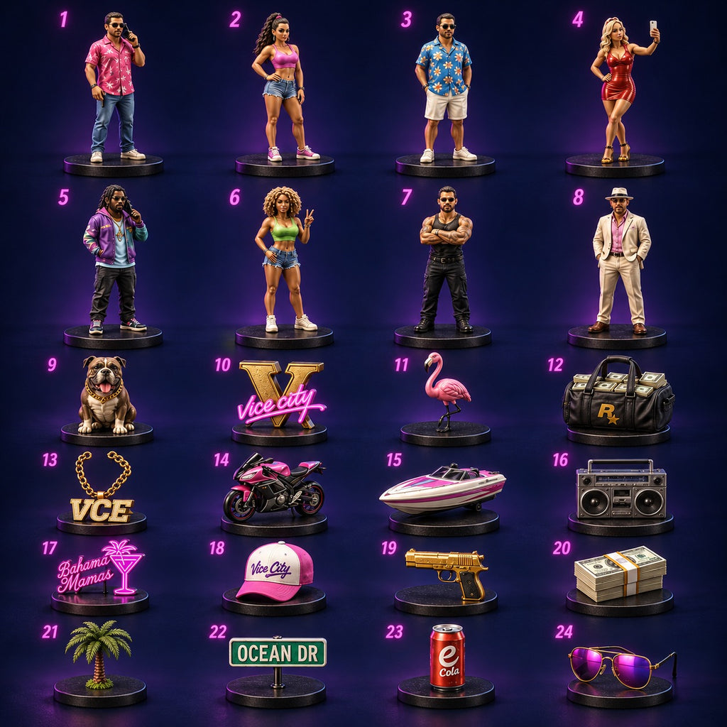 Neon City Advent Calendar