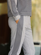 Casual Plain Loose Casual Mid Waist Pants