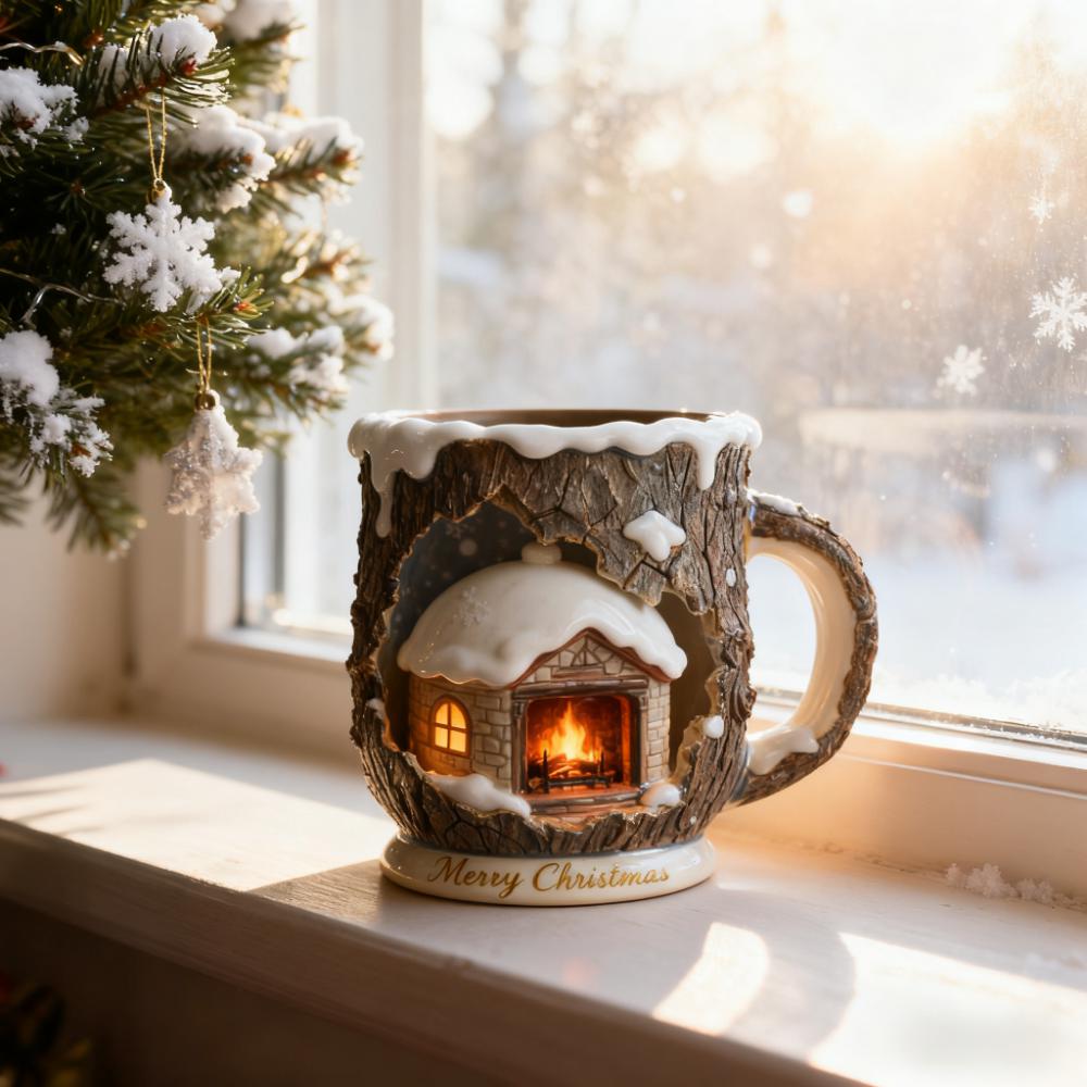 Christmas Themed Mugs Collection