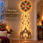 Cathedral Stained Glass Hanging Light
