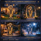 Hecate Moon Goddess Garden Statue