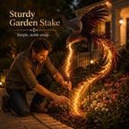Solar Phoenix Garden Stake Light