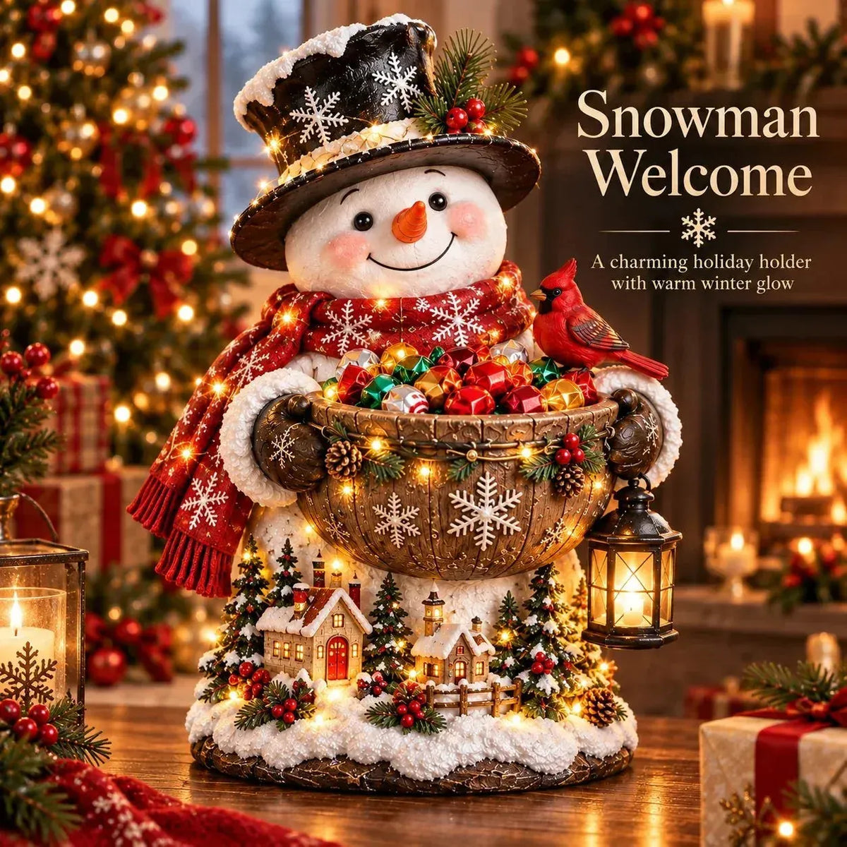 Light-Up Christmas Treat Holder – 5 Festive Designs for Candy, Holiday Parties & Home Decor
