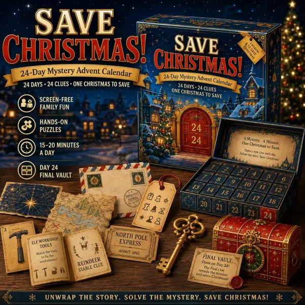 🎄 24-Day Mystery Adventure Advent Calendar