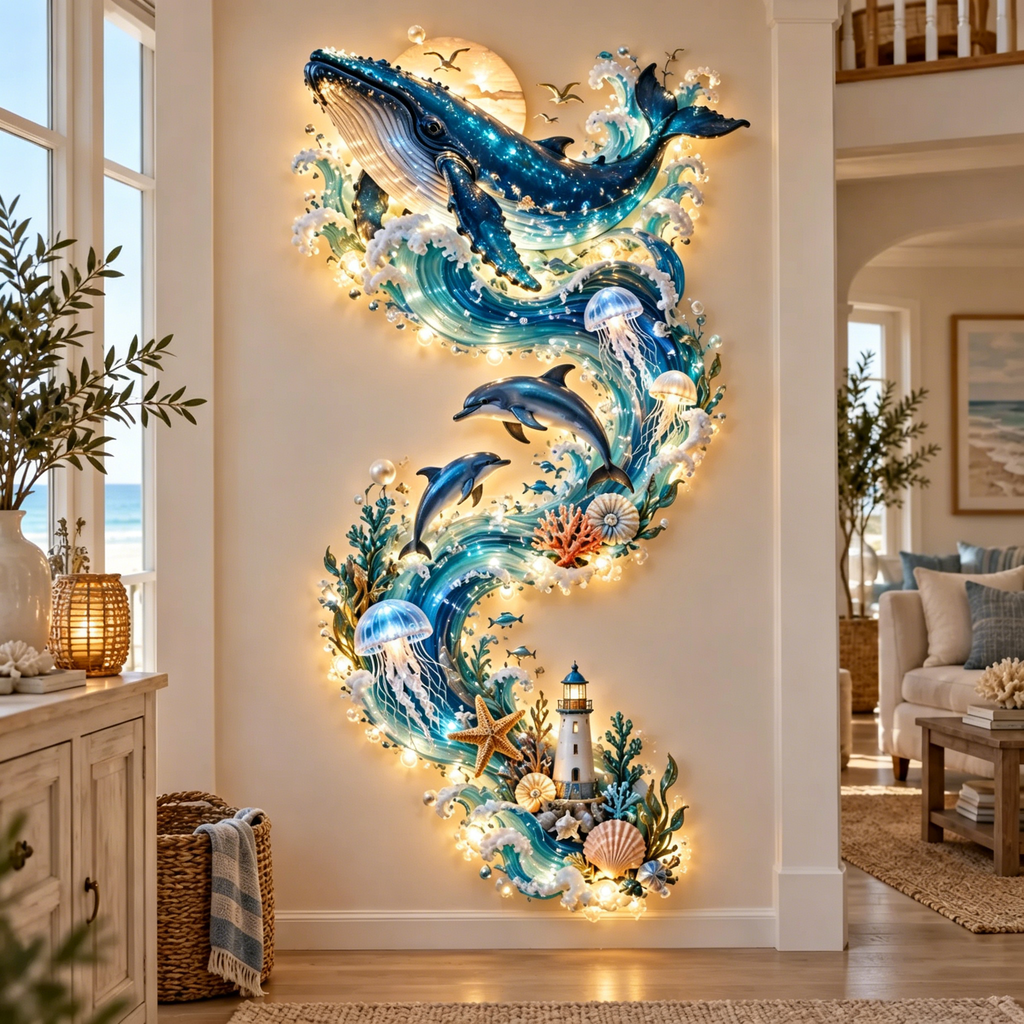 Ocean Legends Lighted Wall Decor Collection