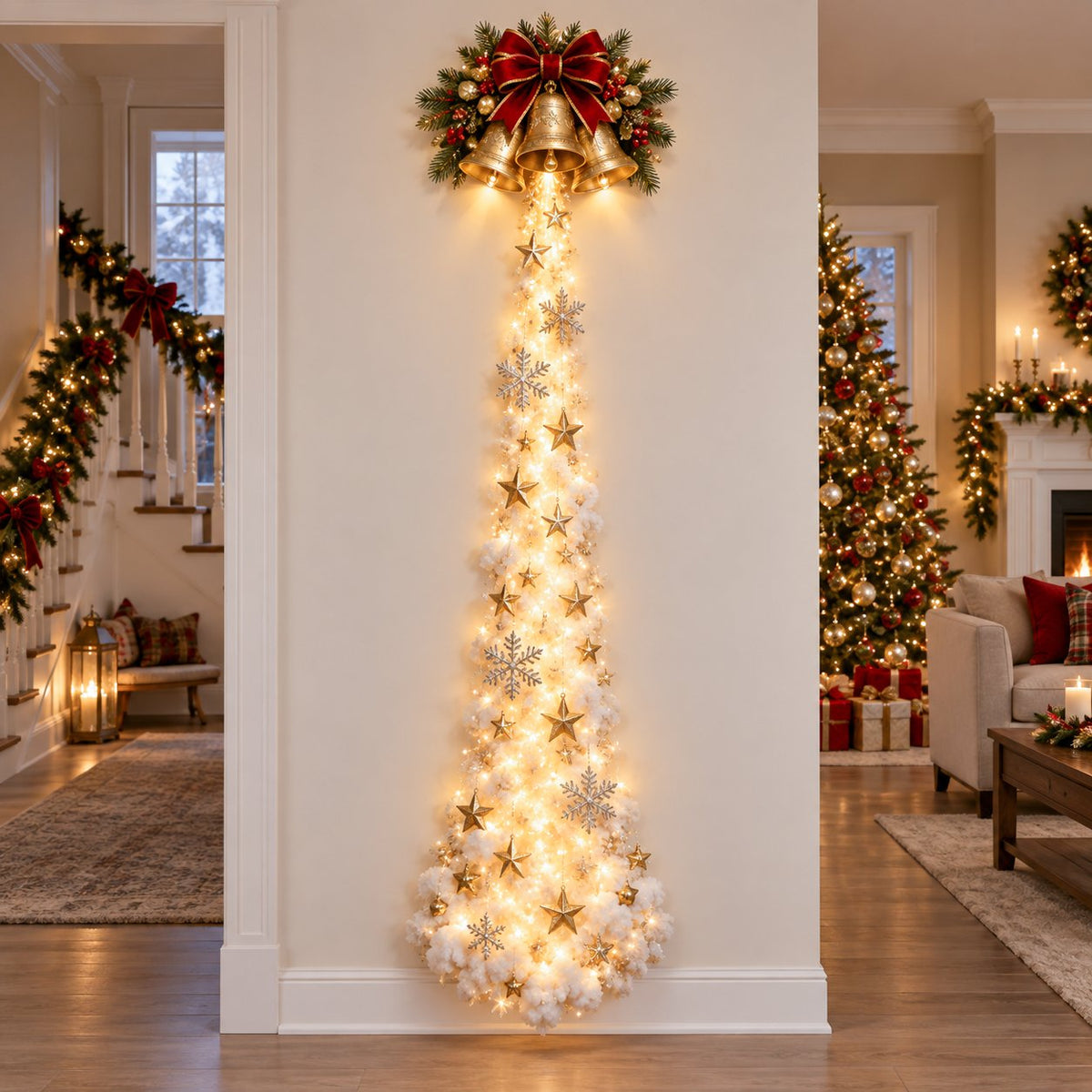 ✨Christmas Magic Trail Wall Light - Illuminated Vertical Holiday Wall Decor✨