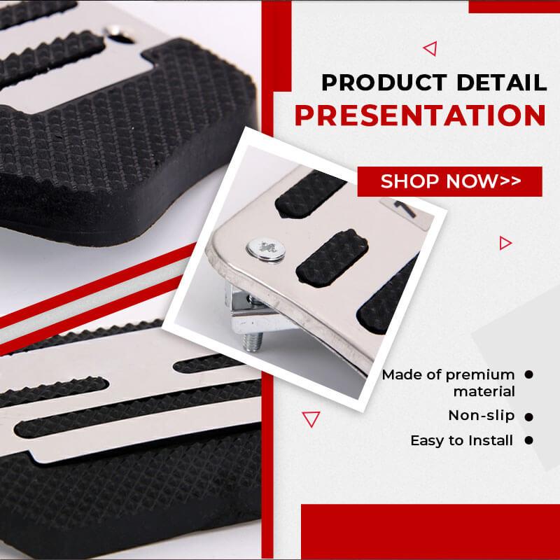 📢LAST DAY SALE ONLY ￡6.99!🔥Car Anti-Skid Pedal - Secure Grip & Easy Install, Prevents Foot Slipping for Safe Driving ⚡📦
