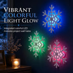 🔥LAST DAY SALE ONLY￡5.99!💞50K+ SOLD!❄️Glowing Snowflake Night Light Wall Stickers