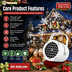 📢LAST DAY SALE ONLY ￡9.99!!🔥🎅【🎁Best Christmas Gift🎁】🎄16-Pattern USB Christmas Projector Light