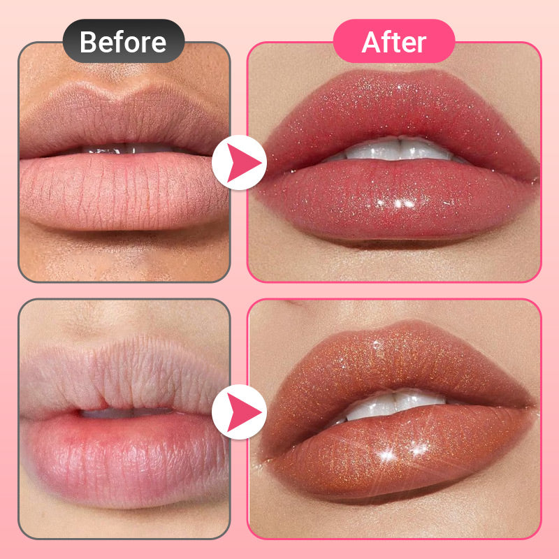 ⏳LAST DAY SALE ONLY ￡6.99!!🔥Long-Lasting Smooth Hydrating High-Shine Lip Gloss💄