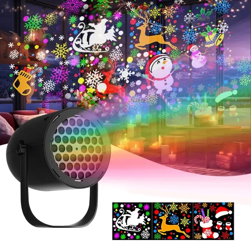 ✨ Christmas Projection Lamp – 5V/1A USB Powered ✨