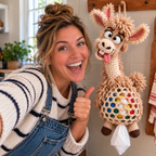 🧶Crochet Animal Bag Holder DIY Kit – Cute & Functional Hanging Storage Craft Kit