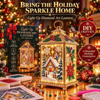 🌟DIY Light-Up Diamond Art Lantern