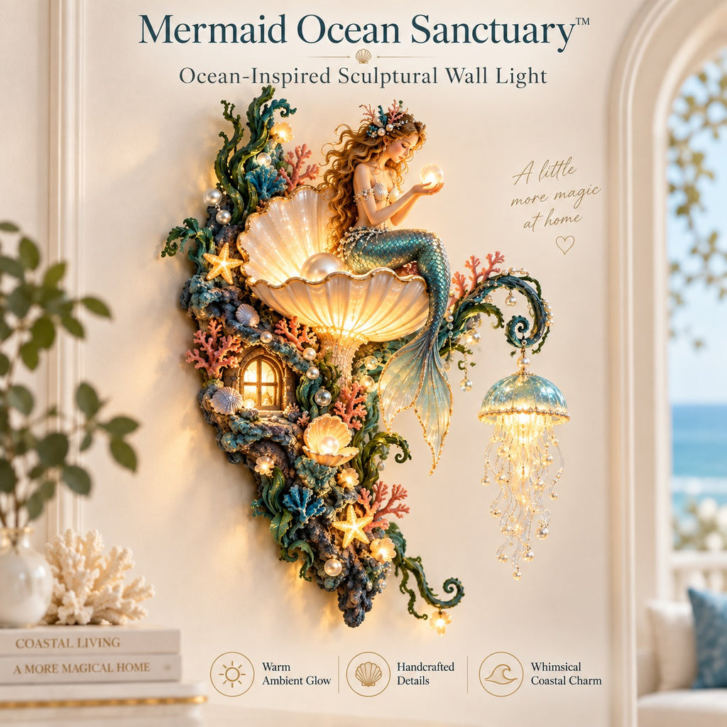 Mermaid Pearl Wall Light