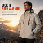 🔥LAST DAY SALE 70% OFF👍✨🌧️ Weather Protection, Everyday Versatility | Men's Detachable-Hood Windbreaker