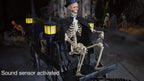 5 ft. Grave & Bones Animated LED Hearse