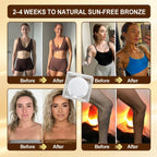 Official Store | Hiskin® Sunless Instant Bronze Tanning Microneedle Patch US (Just once a day) Visible Bronze Glow in 7 Days No UV, No Orange, No Streaks, No DHA, No Mess.