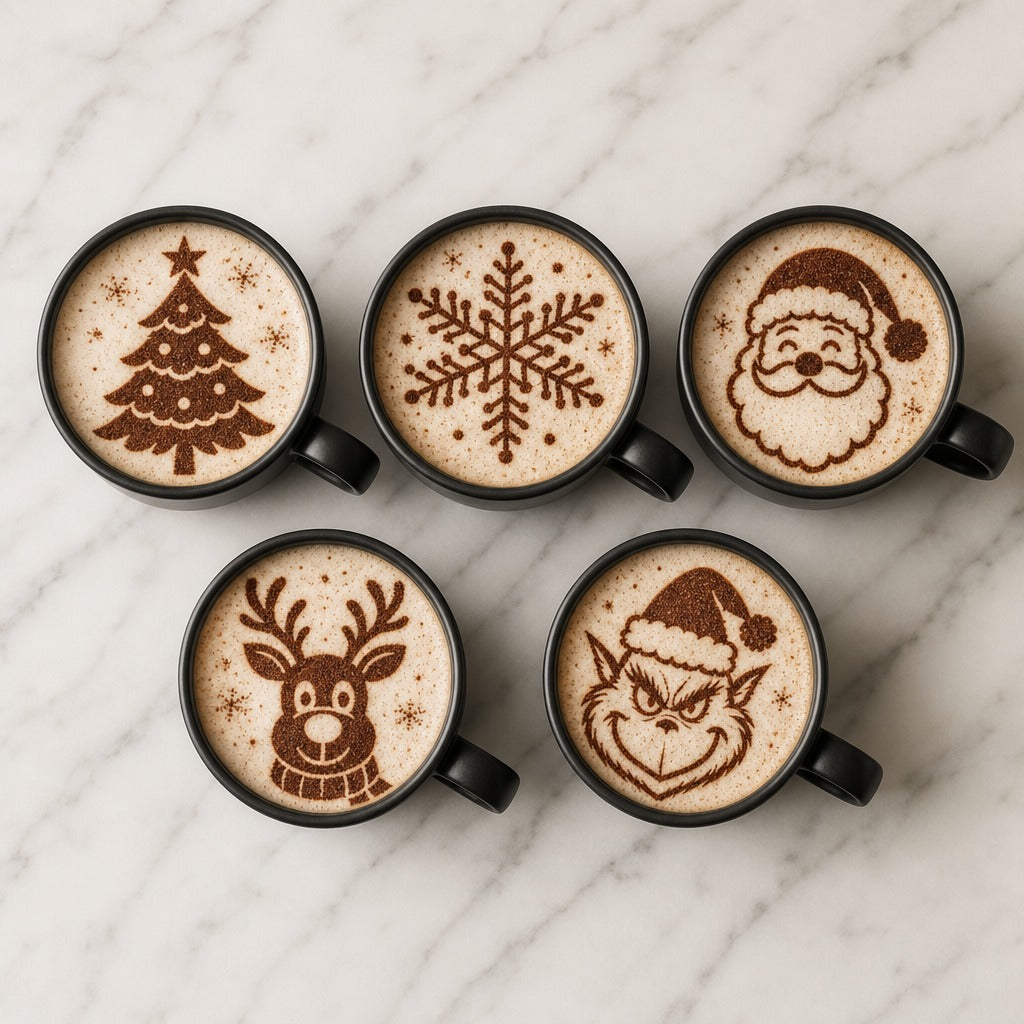 Instant Coffee Art Stencil Camera