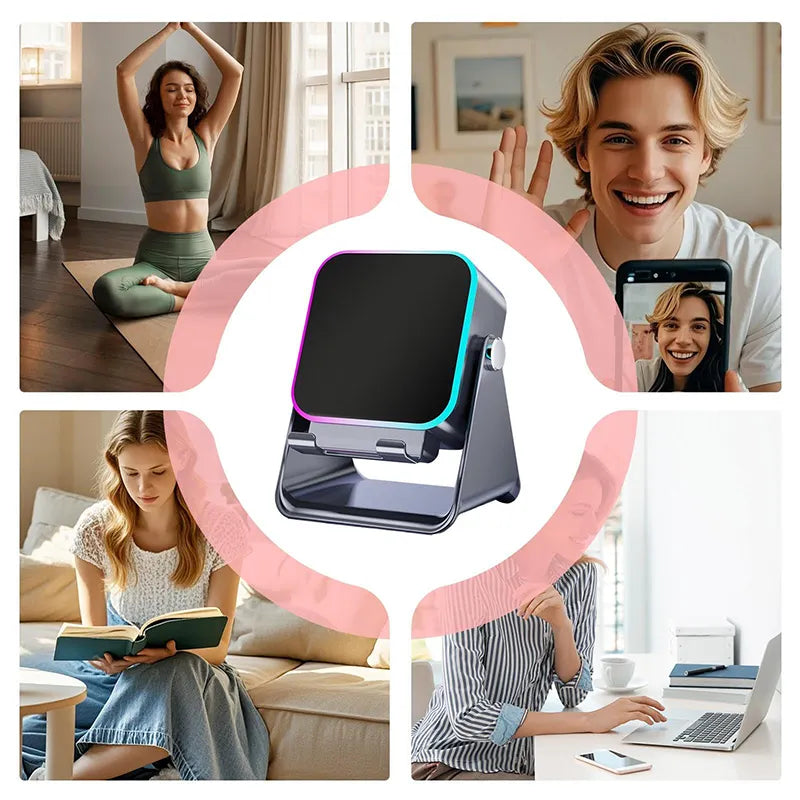 ⏳LAST DAY SALE ONLY ￡13.99!!✨🎅📱 5-in-1 Wireless Speaker Stand – Induction Audio & Phone Holder 🎵💡