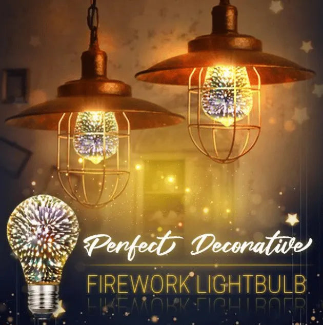 3D Fireworks LED Light Bulb🔥