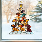 Cute Dachshund Christmas Tree Ornament