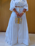 Casual Solid Loose Fit Cotton And Linen Wide Leg Pants for Daily Wear