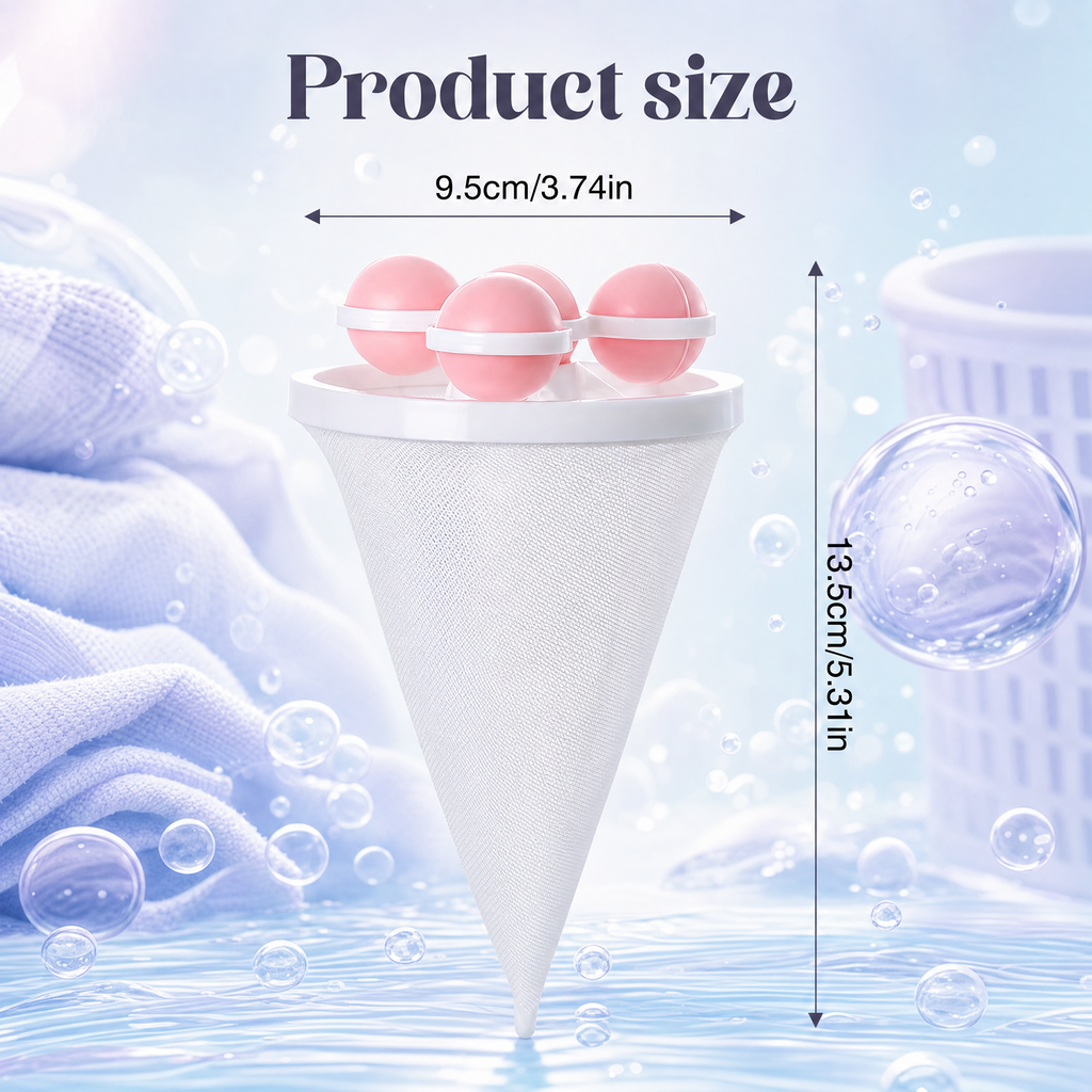 Reusable Washing Machine Lint & Hair Filter Bags (3 Pack)