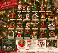 🎄24-Day Mini Christmas Brick Ornament Advent Calendar | 24 Unique Buildable Holiday Ornaments to Create, Hang & Keep 🧱