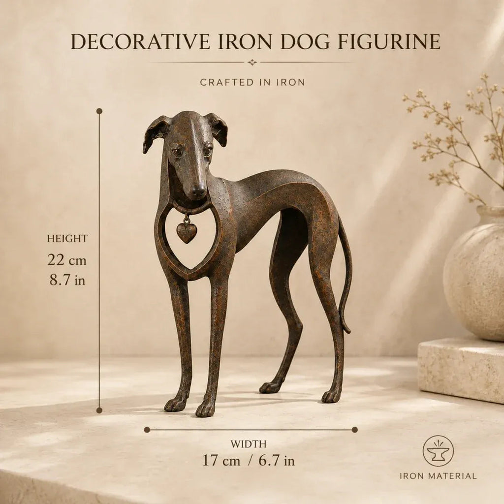 Vintage Iron Dog Accent for Timeless Interiors