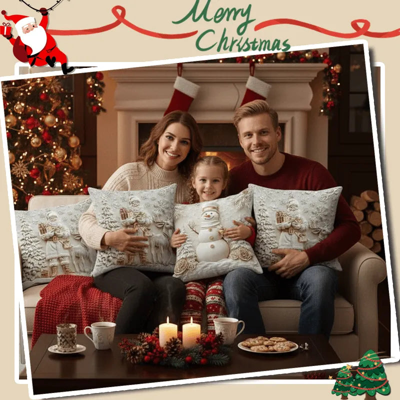 ✨Christmas Throw Pillow Cover for Couch–Cozy Holiday Decor🎅