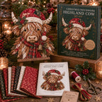 🎅Christmas Patchwork Fabric DIY Decor Kit – Stunning Results, Zero Experience Needed