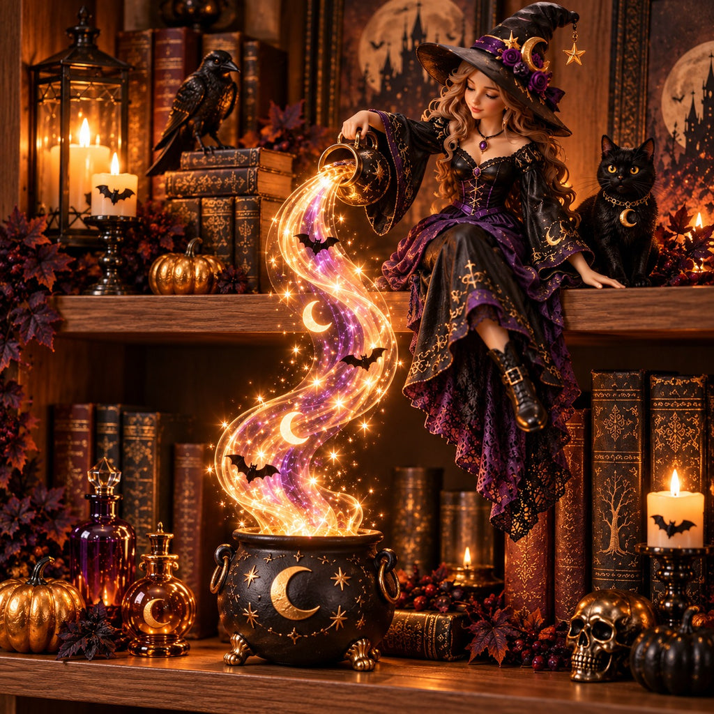 Enchanted Bookcase Shelf Light Collection