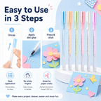⏳LAST DAY SALE ￡6.99!!🎁Quick-Dry Precision Glue Pen for Kids – Non-Toxic, Washable & Perfect for Crafts! 🌈✨