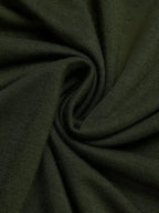 Casual Plain Ruched Cowl Neck T-shirt