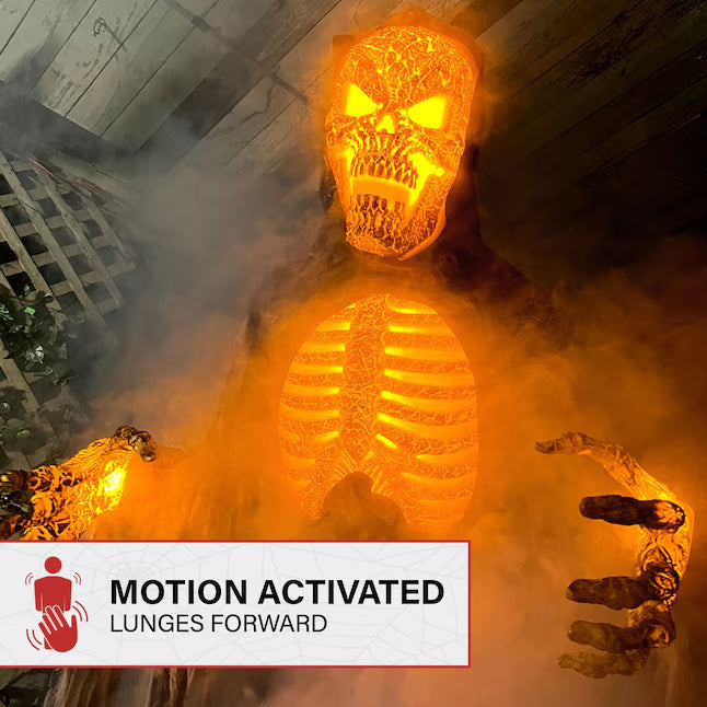 7.5-ft Freestanding Motion Activated Lighted Skeleton Animatronic
