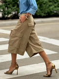 Casual Pockets Cargo Pants