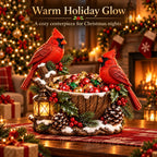 Cardinal Christmas Treat Bowl – Lighted Holiday Candy Bowl & Tabletop Decor