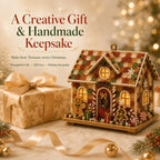 🏡 Beginner-Friendly DIY Glowing Coastal Glass-Style Christmas Cottage Kit Collection
