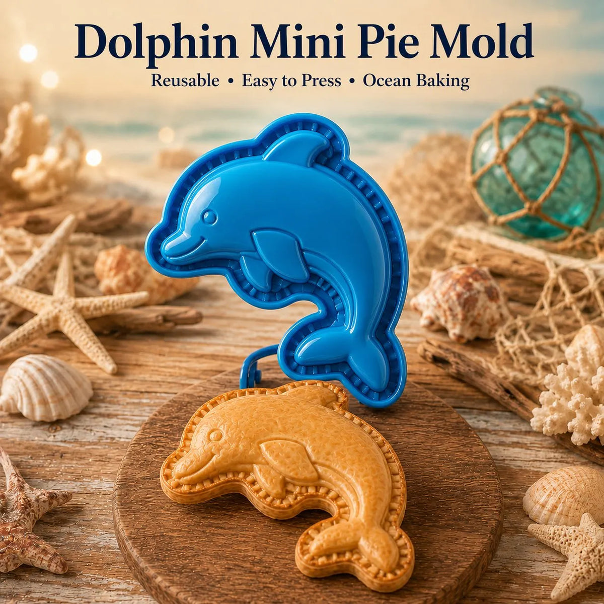🌊 8-Design Ocean Filled Pie Press Collection