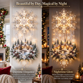 Snowflake Winter Village Wall Light