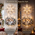 Snowflake Winter Village Wall Light