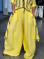 Casual Plain Straight Pants