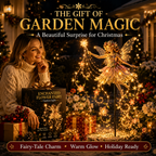 🎁Today Save 49% OFF ✨ Enchanted Flower Fairy Solar Garden Light – Magical Glowing Outdoor Christmas Yard Decor 🧚🌸