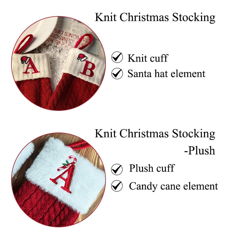 🎅Mini Initial Christmas Stocking