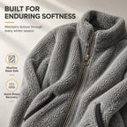 ⏳LAST DAY SALE ONLY￡15.99!!⭐🧥 Soft Plush Zip-Up Cardigan – Cozy Full-Zip Layer for Effortless Cool-Weather Style
