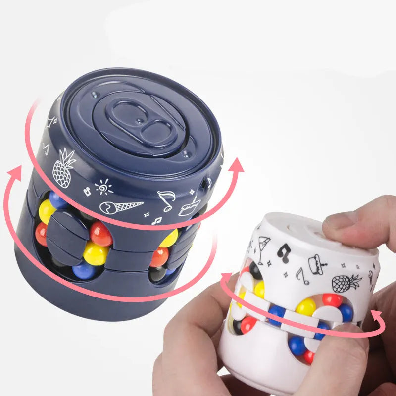 ⏳LAST DAY SALE ONLY ￡6.99!!✨🎅🎁Christmas Gift 🎄2-in-1 Educational Can Fidget Spinner Toy