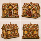 🏡 Beginner-Friendly DIY Glowing Coastal Glass-Style Christmas Cottage Kit Collection