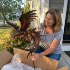Solar Phoenix Garden Stake Light