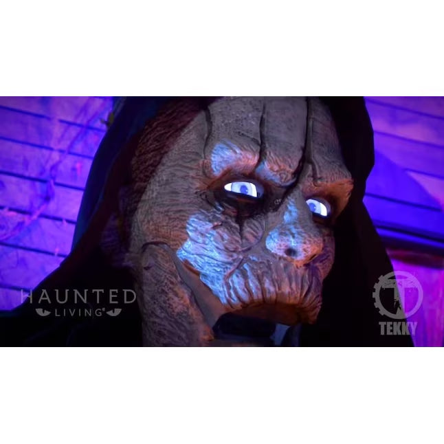 12-ft Lighted Talking Bone Collector Motion Activated Animatronic