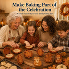 🍂 8-Design Fall Mini Pie Mold Collection